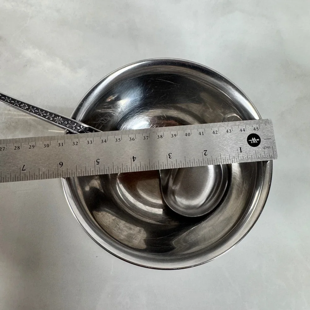 Vintage Cordova Stainless Steel Gravy Boat‎ With Ladle Attached Underplate MCM